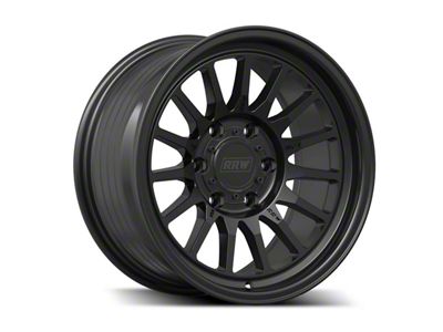 Relations Race Wheels RR7-S Matte Black 6-Lug Wheel; 17x8.5; 25mm Offset (24-26 Ranger)