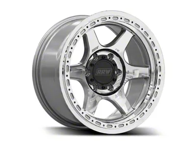 Relations Race Wheels RR2-H Brushed Aluminum 6-Lug Wheel; 17x8.5; 0mm Offset (19-26 Sierra 1500)