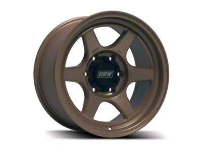 Relations Race Wheels RR2-S Matte Bronze 6-Lug Wheel; 17x8.5; -12mm Offset (19-26 Sierra 1500)