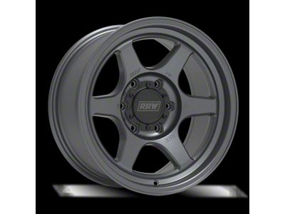 Relations Race Wheels RR2-S Matte Gunmetal 6-Lug Wheel; 17x8.5; -12mm Offset (19-26 Sierra 1500)