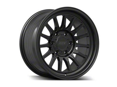 Relations Race Wheels RR7-S Matte Black 6-Lug Wheel; 17x8.5; -12mm Offset (19-26 Silverado 1500)