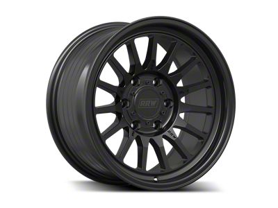 Relations Race Wheels RR7-S Matte Black 6-Lug Wheel; 17x8.5; -25mm Offset (19-26 Silverado 1500)