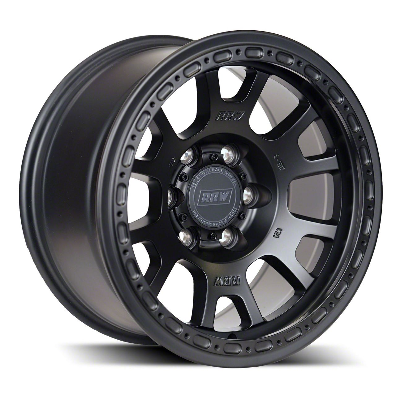 Relations Race Wheels Tahoe RR5-H Matte Black 6-Lug Wheel; 17x8.5; 0mm ...