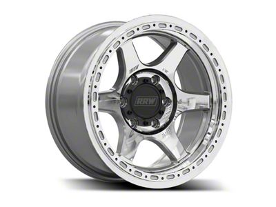 Relations Race Wheels RR2-H Brushed Aluminum 6-Lug Wheel; 17x8.5; 0mm Offset (21-26 Yukon)