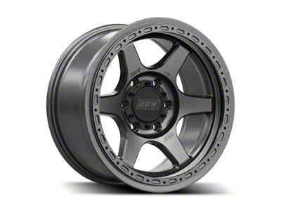Relations Race Wheels RR2-H Matte Gunmetal 6-Lug Wheel; 17x8.5; -12mm Offset (21-26 Yukon)