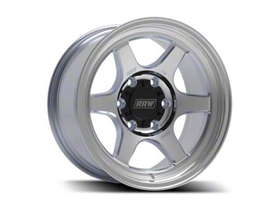 Relations Race Wheels RR2-S Brushed Aluminum 6-Lug Wheel; 17x8.5; -12mm Offset (21-26 Yukon)