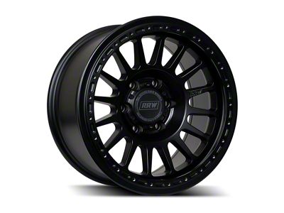 Relations Race Wheels RR6-H Matte Black 6-Lug Wheel; 17x8.5; 0mm Offset (21-24 Yukon)
