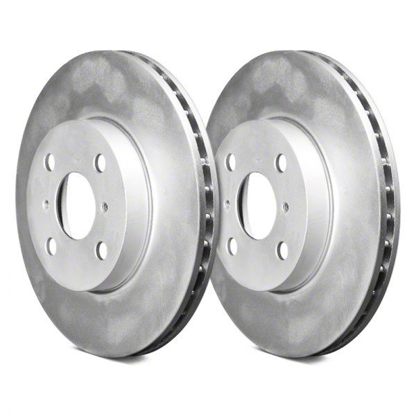 F350 Super Duty Series B100 Plain 10Lug Rotors; Front Pair (1516 4WD F350 Super Duty w/ Wide