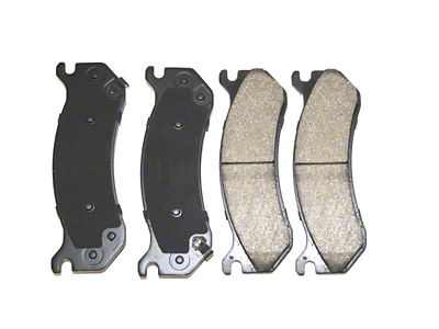 Bathurst Series Ceramic Brake Pads; Front Pair (02-04 Sierra 1500 w/o Quadrasteer)
