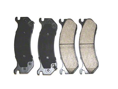 Bathurst Series Ceramic Brake Pads; Front Pair (01-04 Silverado 1500 w/ Rear Disc Brakes)