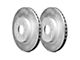 Series B100 Plain 6-Lug Rotors; Front Pair (05-06 Silverado 1500 w/ Rear Drum Brakes; 07-18 Silverado 1500)