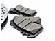 Rockies Series Semi-Metallic Brake Pads; Front Pair (11-17 Silverado 2500 HD)