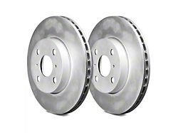 Series B100 Plain 8-Lug Rotors; Front Pair (11-16 Silverado 3500 HD)