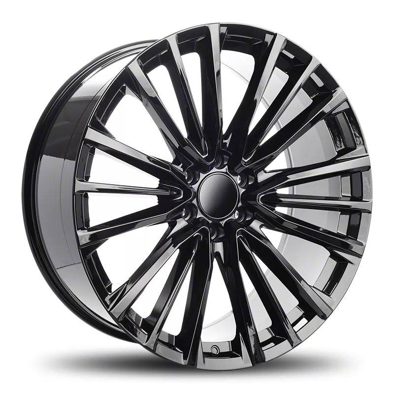 Replica1 Silverado 1500 RP36 Hyper Black 6-Lug Wheel; 24x10; 28mm ...