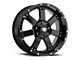 REV Wheels Off Road 885 Series Gloss Black 6-Lug Wheel; 17x9; -12mm Offset (07-13 Sierra 1500)