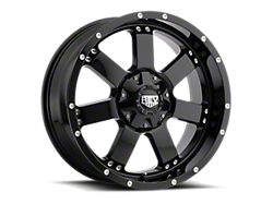 REV Wheels Off Road 885 Series Gloss Black 6-Lug Wheel; 17x9; -12mm Offset (07-14 Yukon)