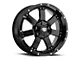 REV Wheels Off Road 885 Series Gloss Black 6-Lug Wheel; 17x9; -12mm Offset (14-18 Silverado 1500)