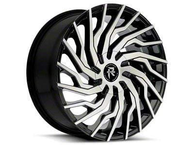 Revenge Luxury Wheels RL-101 Black Machined 6-Lug Wheel; 26x10; 25mm Offset (24-25 Ranger)