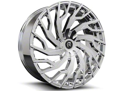 Revenge Luxury Wheels RL-101 Chrome 6-Lug Wheel; 24x9; 25mm Offset (07-13 Sierra 1500)