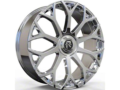 Revenge Luxury Wheels RL-105 Big Floater Chrome 6-Lug Wheel; 26x9.5; 25mm Offset (07-13 Sierra 1500)