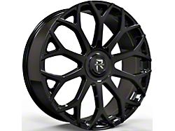 RL-105 Big Floater Gloss Black 6-Lug Wheel; 26x9.5; 25mm Offset (14-18 Sierra 1500)