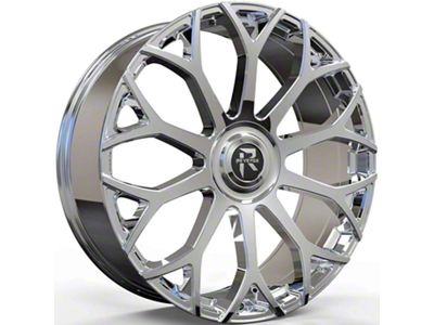 Revenge Luxury Wheels RL-105 Big Floater Chrome 6-Lug Wheel; 26x9.5; 25mm Offset (15-20 F-150)