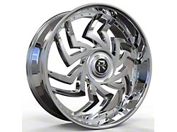 RL-107 Big Floater Chrome 6-Lug Wheel; 24x9; 25mm Offset (23-26 Colorado)
