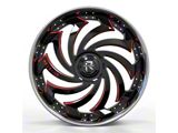 Revenge Luxury Wheels RL-108 Big Floater Chrome 6-Lug Wheel; 28x9.5; 25mm Offset (21-26 F-150)