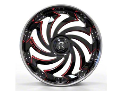 Revenge Luxury Wheels RL-108 Big Floater Chrome 6-Lug Wheel; 28x9.5; 25mm Offset (19-24 RAM 1500)