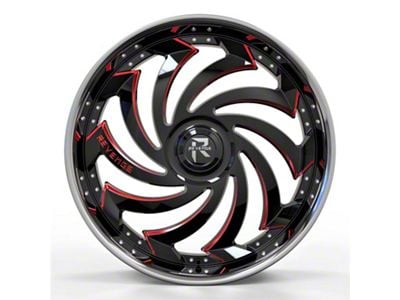Revenge Luxury Wheels RL-108 Big Floater Chrome 6-Lug Wheel; 28x9.5; 25mm Offset (19-25 Sierra 1500)