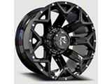 RV-202 Gloss Black with Dots 8-Lug Wheel; 20x10; -19mm Offset (01-06 Sierra 3500 HD SRW)