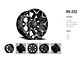 Revenge Off-Road Wheels RV-202 Gloss Black with Dots 6-Lug Wheel; 20x10; -19mm Offset (07-14 Yukon)