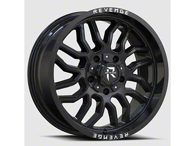 RV-205 Gloss Black 8-Lug Wheel; 20x10; -19mm Offset (08-10 F-250 Super Duty)