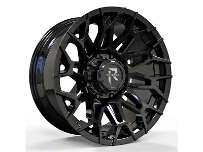 Revenge Off-Road Wheels RV-203 Gloss Black 8-Lug Wheel; 20x10; -19mm Offset (10-18 RAM 2500)