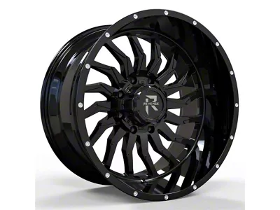 Revenge Off-Road Wheels RV-204 Gloss Black 8-Lug Wheel; 20x10; -19mm Offset (10-18 RAM 2500)