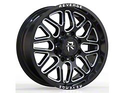 Revenge Off-Road Wheels RV-206 Black and Milled 8-Lug Wheel; 20x9; 12mm Offset (10-18 RAM 2500)