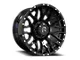 Revenge Off-Road Wheels RV-201 Gloss Black with Dots 8-Lug Wheel; 20x9; 0mm Offset (15-19 Silverado 2500 HD)