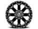 Revenge Off-Road Wheels RV-202 Satin Black with Dots 8-Lug Wheel; 20x9; 0mm Offset (15-19 Silverado 2500 HD)