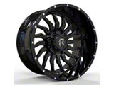 RV-204 Gloss Black 5-Lug Wheel; 20x9; 0mm Offset (05-11 Dakota)