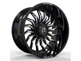 RV-204 Black and Milled 5-Lug Wheel; 20x10; -19mm Offset (09-18 RAM 1500)