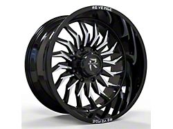 RV-204 Black and Milled 5-Lug Wheel; 20x10; -19mm Offset (09-18 RAM 1500)
