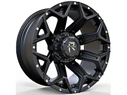 RV-202 Satin Black with Dots 8-Lug Wheel; 20x10; -19mm Offset (19-26 RAM 2500)
