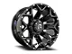 Revenge Off-Road Wheels RV-202 Gloss Black with Dots 8-Lug Wheel; 20x9; 0mm Offset (20-24 Sierra 2500 HD)