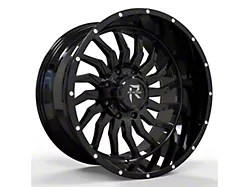 Revenge Off-Road Wheels RV-204 Gloss Black 8-Lug Wheel; 20x9; -12mm Offset (20-24 Silverado 2500 HD)