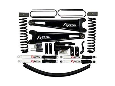 Revtek 4.50-Inch Front / 2.50-Inch Rear Coil Spring Suspension Lift Kit with Radius Arms (11-14 4WD F-250 Super Duty)