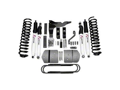 Revtek 4.50-Inch Front / 2.50-Inch Rear Coil Spring Suspension Lift Kit with Drop Brackets (11-16 4WD F-350 Super Duty)