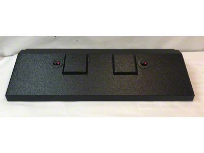 Rhino Box Dual 10-Inch Down Firing Under Seat Subwoofer Box; Poly Coated (15-22 Colorado)