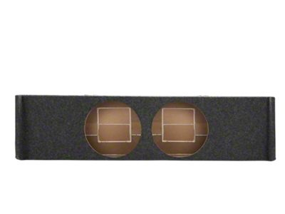 Rhino Box Dual 10-Inch Down Firing Subwoofer Box; Carpeted (09-25 F-150 SuperCab, SuperCrew)