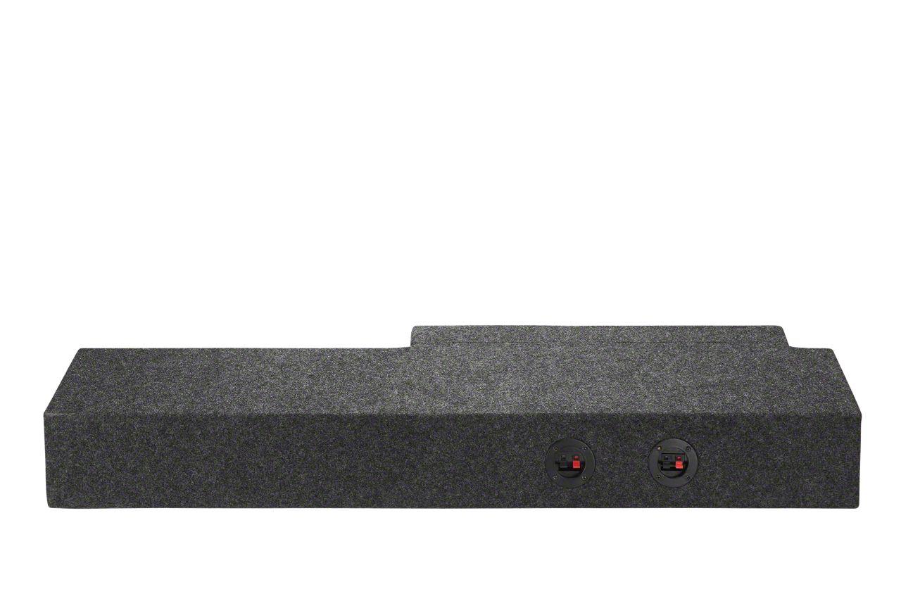 Rockville REC16 Dual 10" Sealed Subwoofer Enclosure For 2009+ Ford F-150 SuperCrew (Fits Under Back Seat)