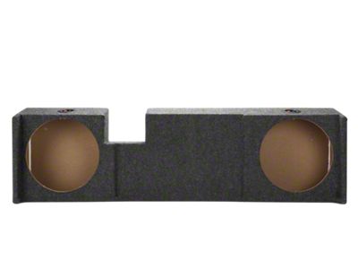 Rhino Box Dual 12-Inch Down Firing Subwoofer Box; Carpeted (00-03 F-150 SuperCab)